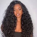 Carina Wet Curly Luxury Virgin Hair 13x4 Invisible HD Lace Front Wigs 180% Density Clean Hairline 