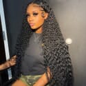 Carina Hot Girl Rock Wet Curly 13x4 Lace Wigs 180% Density Clean Hairline 