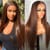Carina Customized 180% Chocolate Brown Color 13x4 Lace Front Human Hair Wigs 