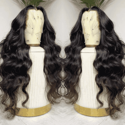 Carina Best HD Swiss Lace Wigs Human Hair Wigs 5×5 HD Lace Closure Wigs Melt Skin Body Wave Wig Clean Hairline