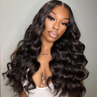 Carina Romantic Wavy Luxury 5x5 Closure Lace Wigs 150% Density Highest Quality Clean Hairline