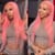 Carina Light Pink Straight Human Hair 13X4 Lace Front Wigs Pink Lace Wigs 180%