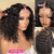  Carina Curly Bob Virgin Human Hair 4X4 Lace Closure Wigs Glueless 180% Hair
