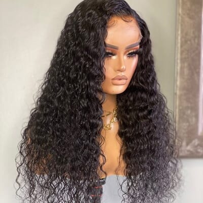 Carina Deep Wave 13x4 Lace Front Wigs 150% Density Clean Hairline 