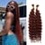 Carina Deep Wave 100g/Bundle 14-30 Inch Brown Color Bulk Hair Extensions for Braiding