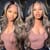 Carina 13X4 Lace Frontal Wig With Blonde Highlight Color Wavy Virgin Human Hair 180%