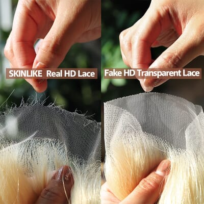 613 Blonde 13x4 HD Lace Frontal Invisible Lace Human Hair Straight Melt Skins